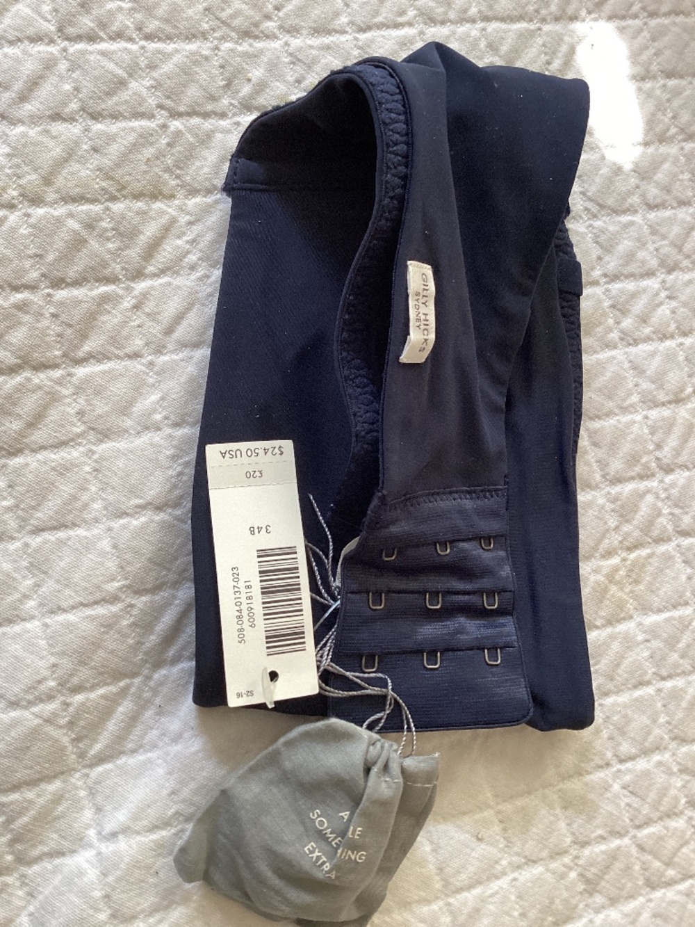 Gilly Hicks Navy Blue convertable